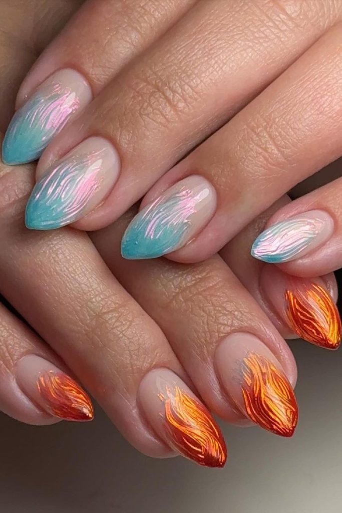 Fire-And-Ice-Summer-Nails