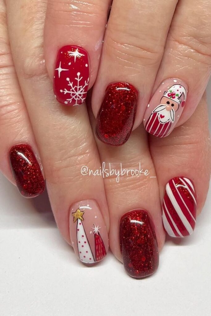 It's Christmas! Nail Art Design